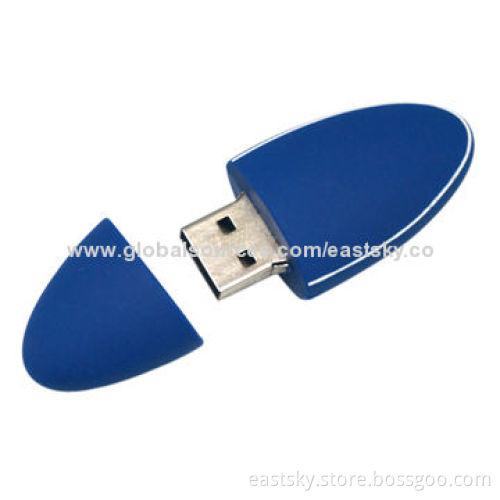 Custom Rugby Shape USB flash drive, made of soft PVC material, OEM orders welcome